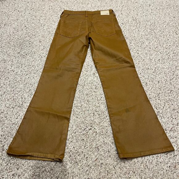 AG Adriano Goldschmied The Quinne Crop High Rise Cropped Kick Flare Pants Sz 27 - Picture 6 of 7